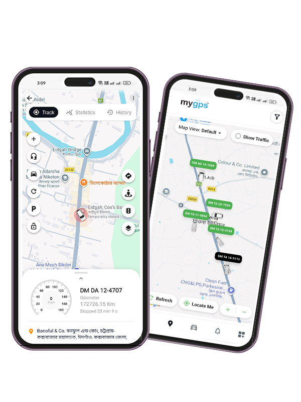 GPS tracking mobile application