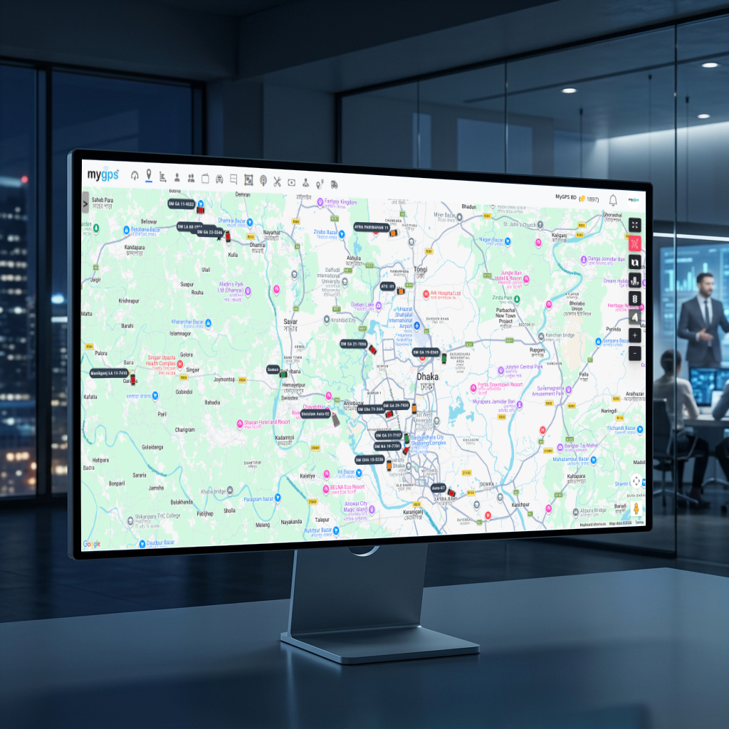 Real-Time Map & Smart Geo-Fencing - MyGPSBD Telematics